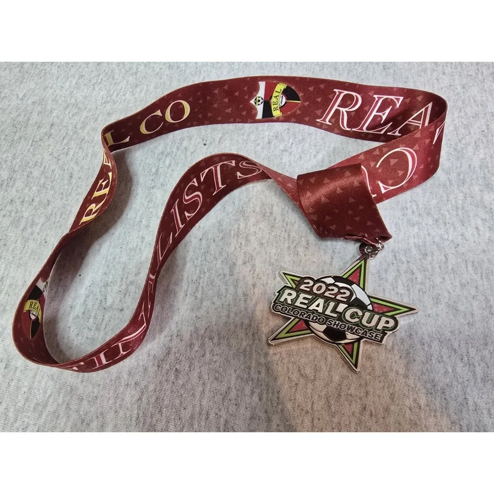medal 2022 Real Cup Colorado Showcase, a major youth soccer on Lanyard